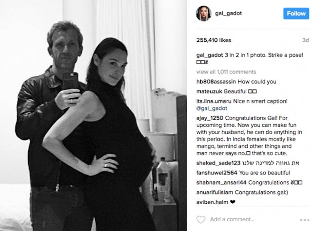 ‘Wonder Woman’ star Gal Gadot celebrates pregnancy: I am thankful for all the ‘wonders’ in my life image