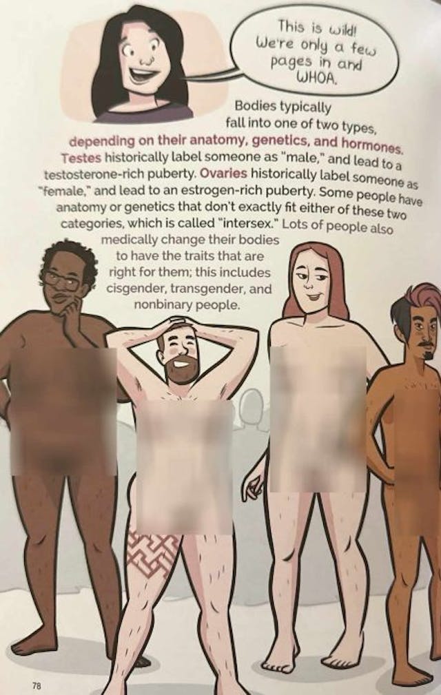 “Let’s Talk About It” – graphic book sponsored by Planned Parenthood in schools for children NowThis calls ‘Baby Olivia’ video ‘creepy’ but promotes LGBTQIA+ books for kids image