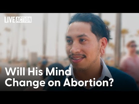 “D***, that’s f***** up…!" Man Changes His Mind After Watching Abortion Procedure Video thumbnail