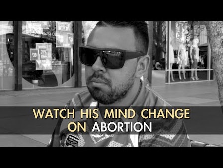 "People should be educated about this" - Watch his mind change on abortion thumbnail