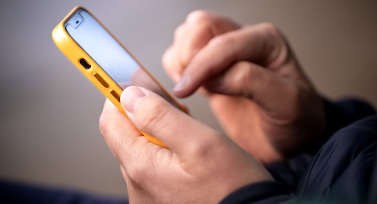 Using a smartphone