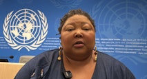 UN Rapporteur Tlaleng Mofokeng gives an exclusive interview at UN Human Rights Council