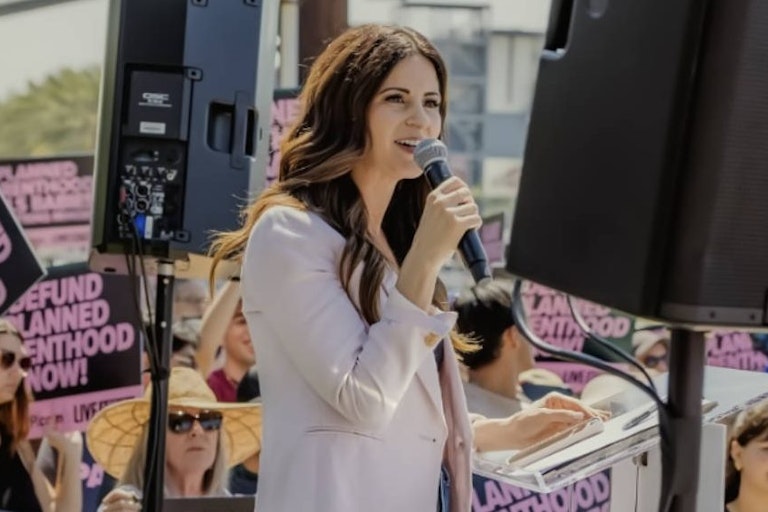Lila Rose Defund Day Anaheim (Instagram)