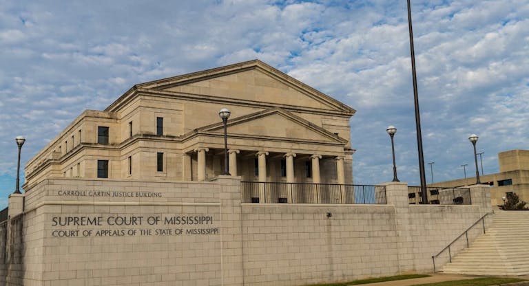 Mississippi Supreme Court Building in Jackson, MS