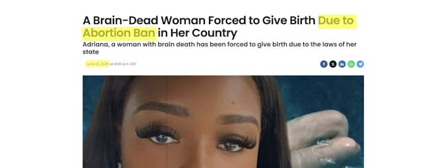 Adriana Smith’s baby has been born, but abortion apologists still want him to die image