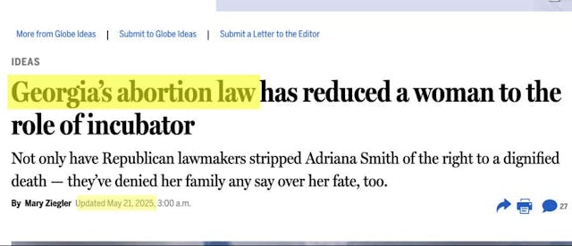 Adriana Smith’s baby has been born, but abortion apologists still want him to die image