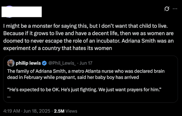 Adriana Smith’s baby has been born, but abortion apologists still want him to die image