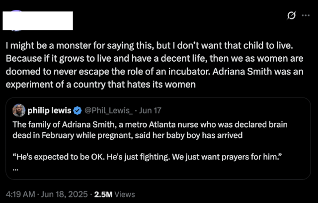Adriana Smith’s baby has been born, but abortion apologists still want him to die image