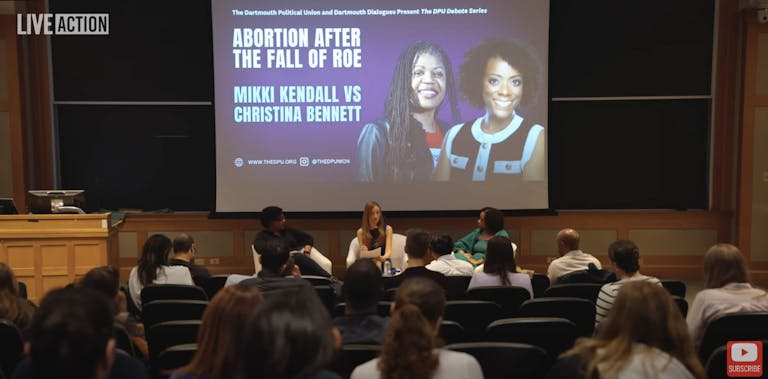 screenshot mikki kendall christina bennett debate
