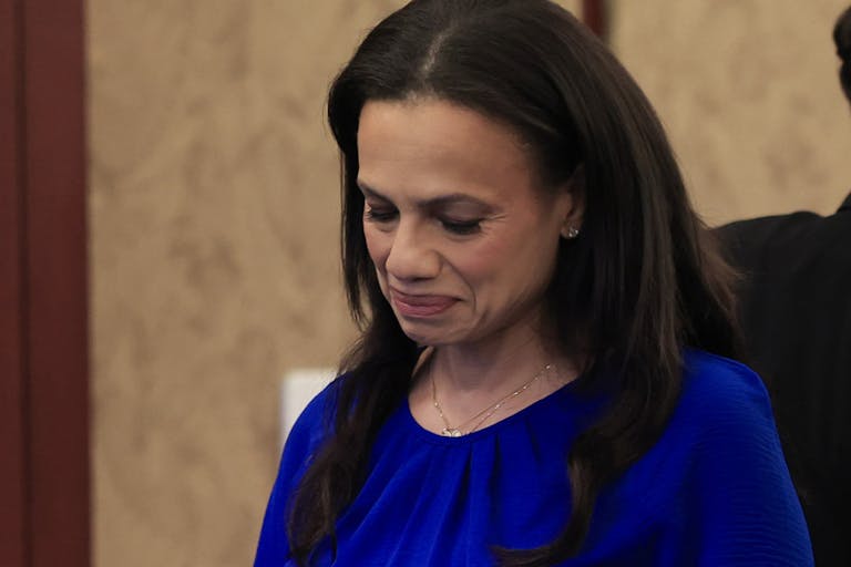 WASHINGTON, DC - JUNE 26: Alexis McGill Johnson, president and CEO of the Planned Parenthood Action Fund, arrives for a hearing on the Republican attacks on reproductive healthcare on June 26, 2025, in Washington, DC. The hearing centered on, among other items, what Democrats say is a Republican attack on reproductive rights, cutting Biden-era emergency abortion protections, and fighting to defund Planned Parenthood. (Photo by Joe Raedle/Getty Images) Democrats Hold Hearing On Republican Cuts To Reproductive Health Care