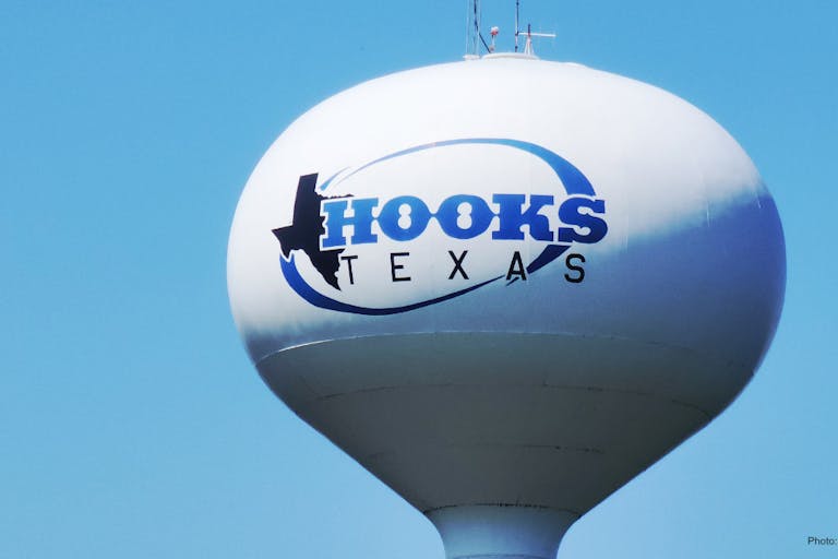 Hooks TX water tower mark lee dickson