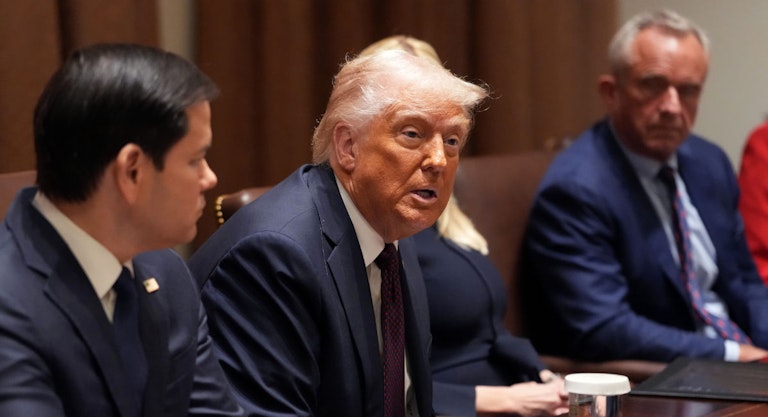 President Trump Holds A Cabinet Meeting At The White House