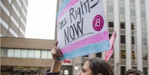 Rally for transgender rights