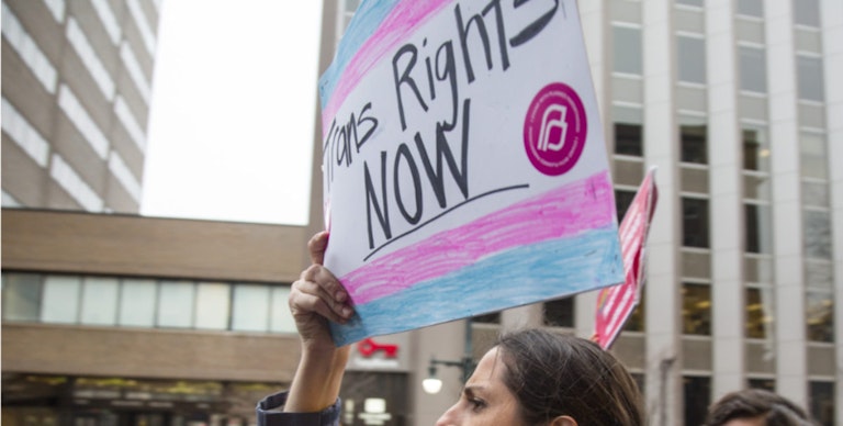 Rally for transgender rights