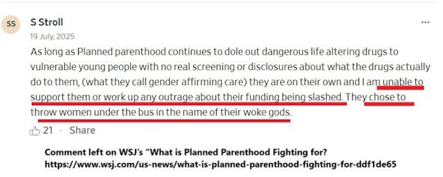 Planned Parenthood looses support for woke gods Planned Parenthood looses support for woke gods