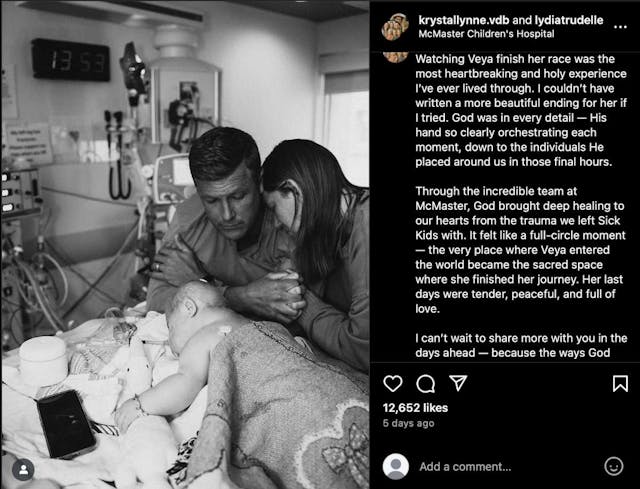 Baby with Down syndrome, whose parents fought to get her care in Canada, has died image