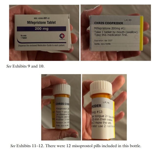 Abortion pill wrongful death lawsuit abortion pills allegedly from Aid Access exhibits 9-12 Abortion pill wrongful death lawsuit abortion pills allegedly from Aid Access exhibits 9-12