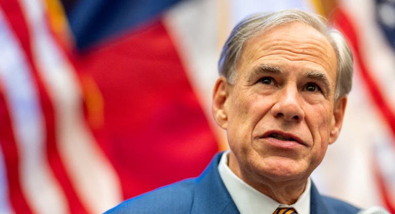 Texas Governor Greg Abbott Holds Press Conference With Agriculture Secretary Brooke Rollins