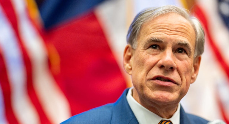 Texas Governor Greg Abbott Holds Press Conference With Agriculture Secretary Brooke Rollins
