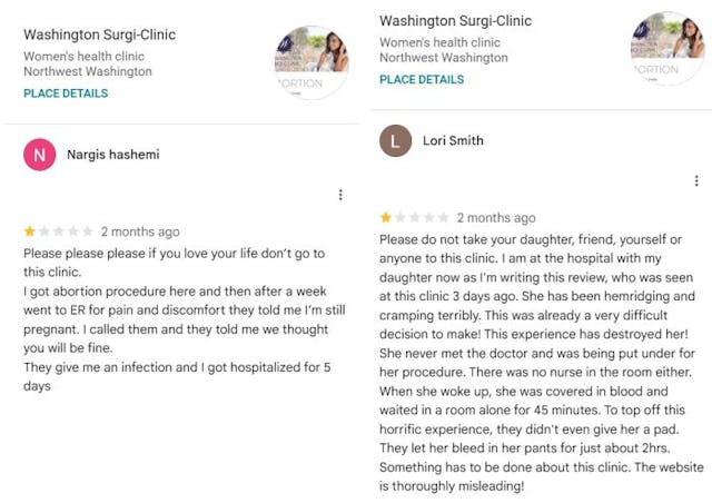 Google reviews for late term abortionist Caesar Santangelo nicknamed 'Butcher of D.C.'