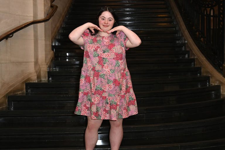 Ellie Goldstein, model with Down syndrome.
