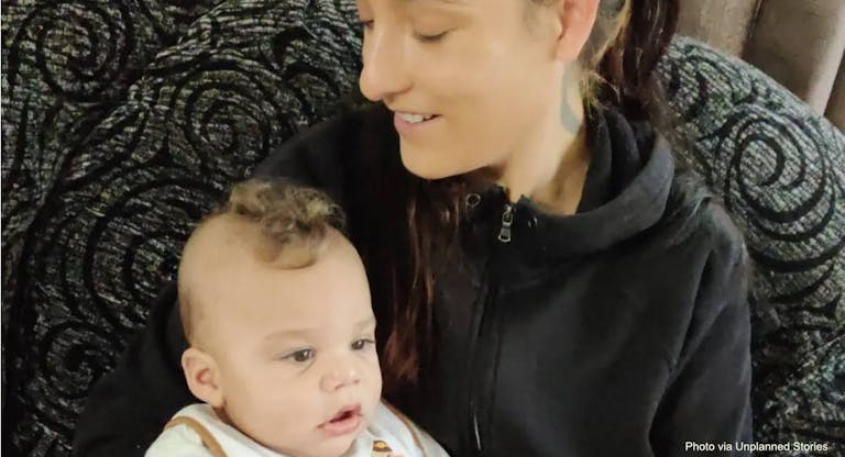 Rachel and son – Unplanned Stories