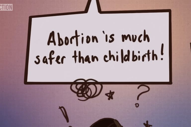 abortion safer childbirth prolife replies