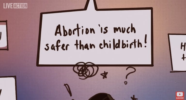 abortion safer childbirth prolife replies