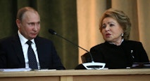 Russian President Vladimir Putin holds a meeting at Prosecutor General’s Office