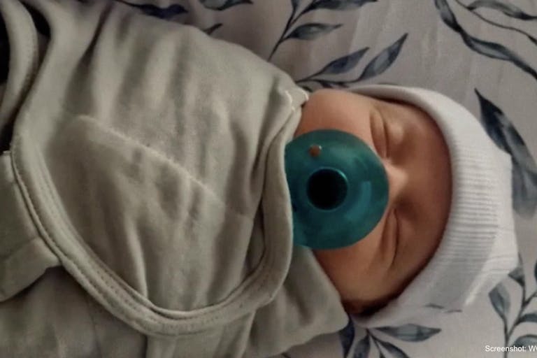 baby Thaddeus oldest baby frozen IVF