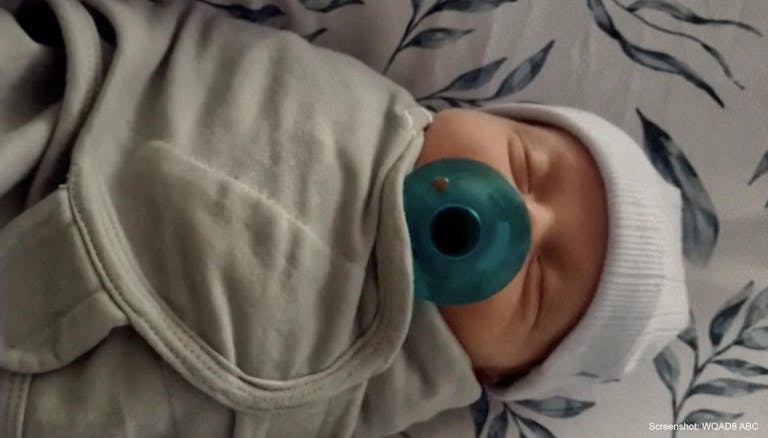 baby Thaddeus oldest baby frozen IVF