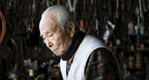 Portrait of senior mechanic  in his factry