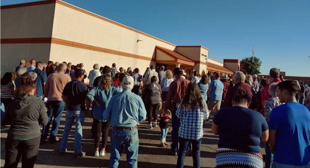 Community members passionate about the pro-life ordinance receive instruction before going into the Clovis City Commission meeting. (Photo by Mark Lee Dickson) New Mexico city of Clovis moves toward becoming ‘sanctuary city for the unborn’ image