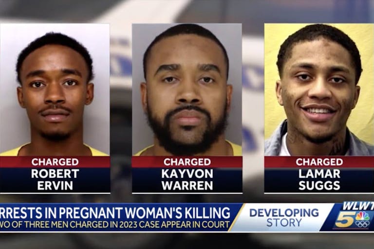 men charged killing pregnant woman WLWT