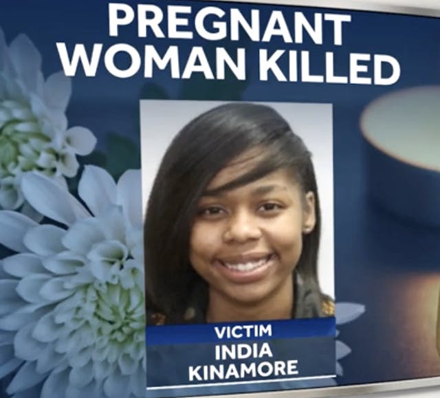 Three men charged with murdering pregnant woman on the day she was to give birth image
