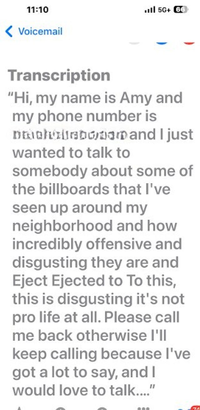 Photo supplied by John Pisciotta, Pro-Life Waco Pro-life group behind billboards in Texas city responds to pushback image