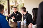 Conversation with small group