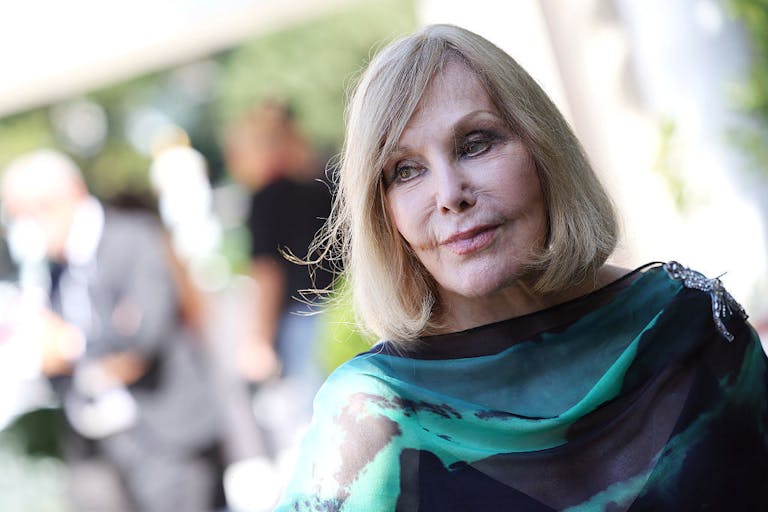 Photo: Vittorio Zunino Celotto/Getty Images VENICE, ITALY - SEPTEMBER 01: Kim Novak arrives at Hotel Excelsior during the 82nd Venice International Film Festival on September 01, 2025 in Venice, Italy. (Photo by Vittorio Zunino Celotto/Getty Images)