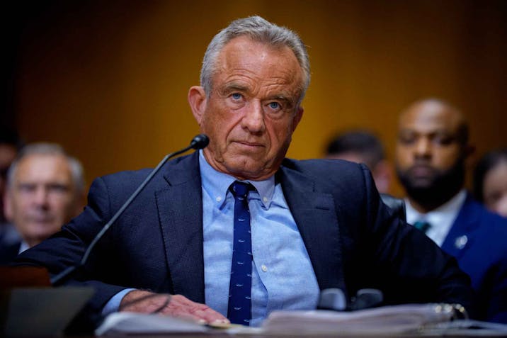 WASHINGTON, DC - SEPTEMBER 04: Health and Human Services Secretary Robert Kennedy Jr. appears before the Senate Finance Committee at the Dirksen Senate Office Building on September 04, 2025 in Washington, DC. The committee met to hear testimony on President Trump's 2026 health care agenda. (Photo by Andrew Harnik/Getty Images)