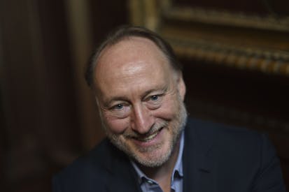 WINDSOR, ENGLAND - OCTOBER 15: Andrew Roberts, author, attends the Cliveden Literary Festival at Cliveden House on October 15, 2022 in Windsor, England.