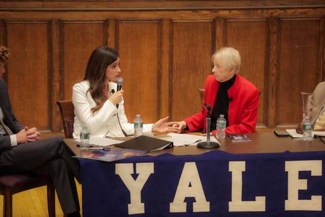 Photo: Live Action Lila Rose debates Frances Kissling at Yale