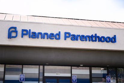 Planned Parenthood sign, California