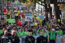 Photo: Ying Tang/NurPhoto via Getty Images Thousands of people take part in the ''March for Life'' pro-life demonstration in Cologne, Germany, on September 20, 2025.