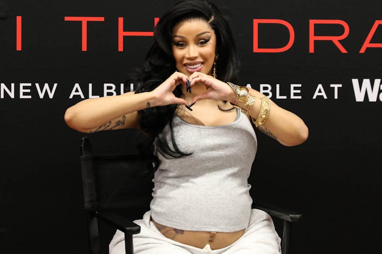 Photo: Thaddaeus McAdams/Getty Images HOUSTON, TEXAS - SEPTEMBER 23: Cardi B at the "Am I The Drama" meet and greet at Walmart on September 23, 2025 in Houston, Texas. (Photo by Thaddaeus McAdams/Getty Images)