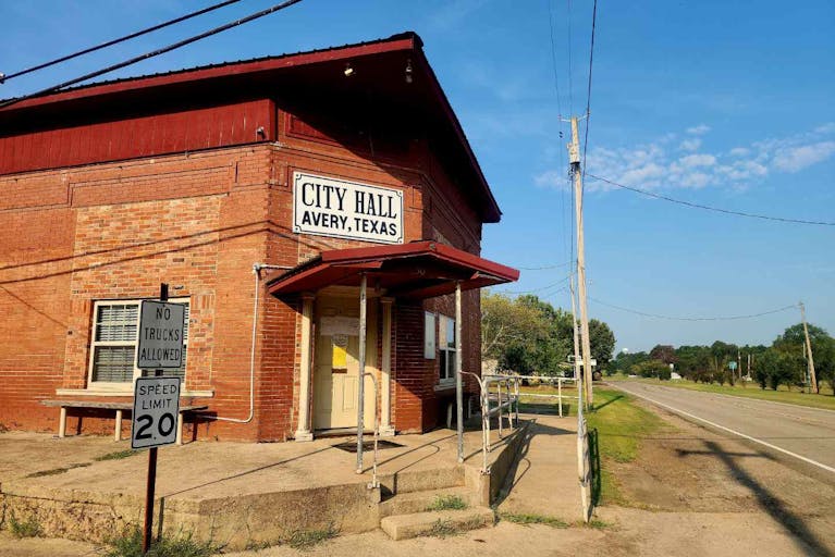 City Hall of Avery, Texas