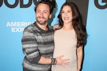 NEW YORK, NEW YORK - SEPTEMBER 28: Kieran Culkin and Jazz Charton ​attend "Waiting For Godot" opening night at the Hudson Theatre on September 28, 2025 in New York City.