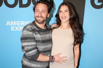 NEW YORK, NEW YORK - SEPTEMBER 28: Kieran Culkin and Jazz Charton ​attend "Waiting For Godot" opening night at the Hudson Theatre on September 28, 2025 in New York City.