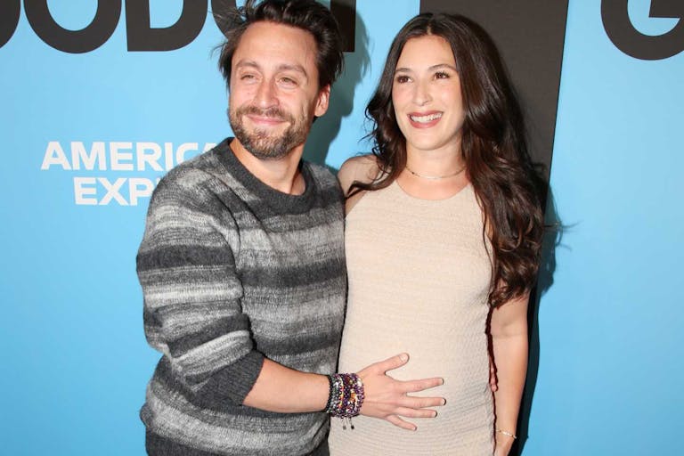 NEW YORK, NEW YORK - SEPTEMBER 28: Kieran Culkin and Jazz Charton ​attend "Waiting For Godot" opening night at the Hudson Theatre on September 28, 2025 in New York City.