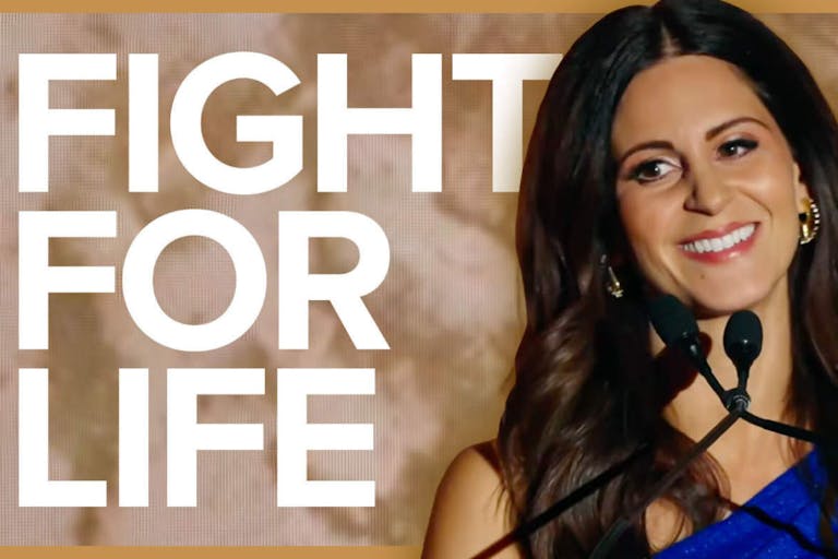 Photo: Live Action Lila Rose speaks at 2025 Life Awards Gala