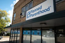 Photo depicts the entrance of a Planned Parenthood abortion facility in Kenosha, Wisconsin.